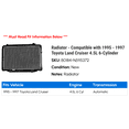 thumbnail image 2 of Radiator - Compatible with 1995 - 1997 Toyota Land Cruiser 4.5L 6-Cylinder 1996, 2 of 2