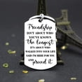 thumbnail image 7 of Isiyu Lightweight Friendship Message Keychain, Silver, 1 Count Key Chain, 7 of 7