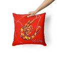 thumbnail image 2 of Carolines Treasures MW1347PW1414 Coussin Décoratif en Tissu Crevettes Rouges, 2 of 4