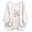 White, variant on SHE IS Summer Tops for Women Trendy Crop Omens Shirts Dressy Casual 3/4 Sleeve Summer Blouses for Women 2026 Trendy Basic Tees for Women V Neck