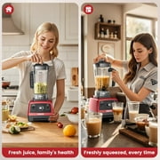 ONSON Smoothie Blender, 1800W High-Speed Countertop Blender, 70 Oz BPA-Free Jar for Shakes, Smoothies, Frozen Drinks & Ice Crushing