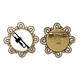 thumbnail image 1 of Cuerno vitalidad suena musica clasica Broche de flores, regalo de joyería para mujeres y niñas Unbranded M, 1 of 3
