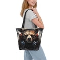 thumbnail image 2 of Disketp Urban Bear With Headphones Bolsa de Hombro Casual para Mujer, Bolso Cruzado para Compras, Viajes y Uso Diario, 2 of 6