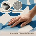 thumbnail image 6 of ODIKA 4'x6' Blue Abstract Geometric Contemporary Washable Area Rug Modern Overlapping Shapes Interlocking Forms Mid Century Style Artistic Pet Friendly, Non-Shedding for Bedroom, Reading Nook, 6 of 7