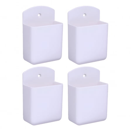 FACEGA 4pcs Self Adhesive Remote Control Holder Wall Mount Storage Racks