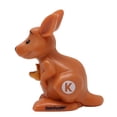 thumbnail image 5 of Replacement Part for Collectible Fisher-Price Little People Alphabet Fun Zoo Safari Farm Playset JGR92 - Replacement Letter K Brown Kangaroo Figure, 5 of 7