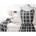 thumbnail image 6 of Soimoi Check Print,Cotton Poplin, Sewing Fabric Sold by The Yard 42 Inch Wide,Sewing Craft Quilting/Quilt Making Fabric, Black & White, 6 of 6