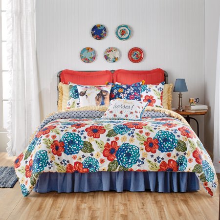 dahlias dazzling comforter