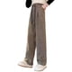 thumbnail image 2 of Cowsor Girl's Wide Leg Sweatpants High Elastic Waist Straight Leg Baggy Jogger Pants with Pocket, 2 of 7