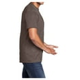 thumbnail image 3 of Mens Core Cotton Male T-Shirts Heather Dark Chocolate Brown XL, 3 of 5