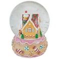 thumbnail image 3 of Northlight Gingerbread House Musical Christmas Snow Globe - 6.5", 3 of 5