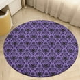 thumbnail image 2 of Haunted Mansion Round Area Rugs for Bedroom Living Room, 2FT Soft Comfy Indoor Circle Carpets, Carpet Home Decor Floor Mat, 2 of 6