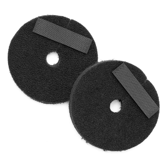 Jeffers Equine Black Neoprene Bit Guards, Durable Disks to Prevent Friction & Snaffle Pulling, Comfortable Fit for Training, Riding & Horse Gear, Protects Mouth, Gentle Accessories - 2 Count