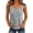 Black, variant on Vertical Striped Print Tank Tops for Women Front Button Down Placket Curved Hem Sleeveless Vest Dressy Casual Round Neck Tunic Blouses S