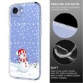 thumbnail image 5 of ELEHOLD Case for iPhone 16e/17e, Christmas Slim Shockproof Clear TPU Cover, Raised Edge Screen/Camera Protection,B, 5 of 7