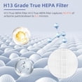 thumbnail image 4 of Max/Mage/Mage Pro HEPA Replacement Filter for Afloia MAX/MAGE/MAGE PRO Air Purifier,3-in-1 H13 True HEPA High-Efficiency Activated Carbon Filter,2 Pack, 4 of 5
