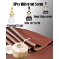thumbnail image 2 of Fragrant Car Air Freshener, 3 Pieces Car Deodorizers, Long-Lasting Natural Scent, Power Aromatic Car Hanging Decoration, Suitable for Home, Car, Female, Male, 2 of 5