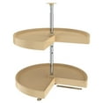 thumbnail image 1 of Rev-A-Shelf LD-2942-24-15-1 24" Polymer Pie Cut 2 Shelf Lazy Susans, Almond, 1 of 9