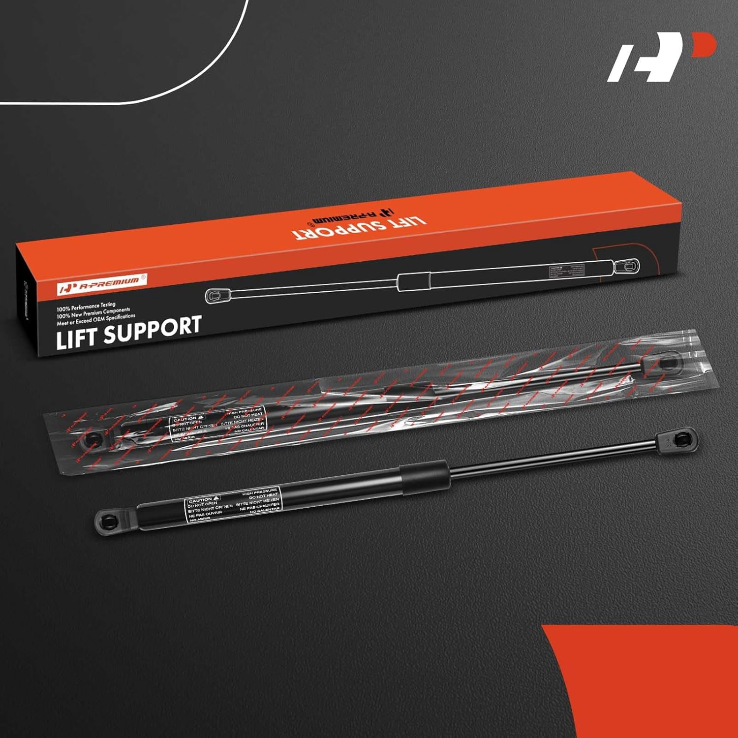 A-Premium Front Hood Lift Support Gas Spring Shock Strut Compatible with Cadillac CTS 2008-2015 6249 SG230088