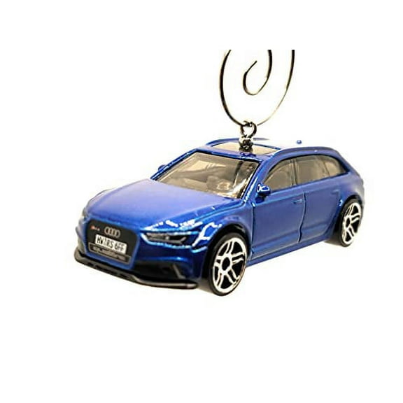 2017 Audi RS 6 Avant Christmas Ornament 1:64 Blue