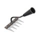 thumbnail image 3 of Rastrillo de jardinería para tierra suelta, rastrillo de jardín para excavar, cultivar y cultivar 5 Rake de dientes, 3 of 9