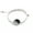 White, variant on Couple Bracelet Handmade Braided Adjustable Round Beads Alloy Tai Chi Yin Yang Men Women Rope String Fashion Jewelry,Black