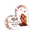 thumbnail image 2 of Placa acrílica de agradecimiento con de corazón, regalo para mamá de hija e hijo, recuerdo creativo significativo para regalo de cumpleaños, 2 of 9