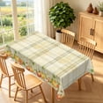 thumbnail image 2 of Duangreer Rectangle Tablecloth, Retro Checkered Pumpkin Pattern, Waterproof Wrinkle Resistant, 60 x 84 Inch, Washable Table Cover for Restaurant Picnic Indoor Outdoor, 2 of 6