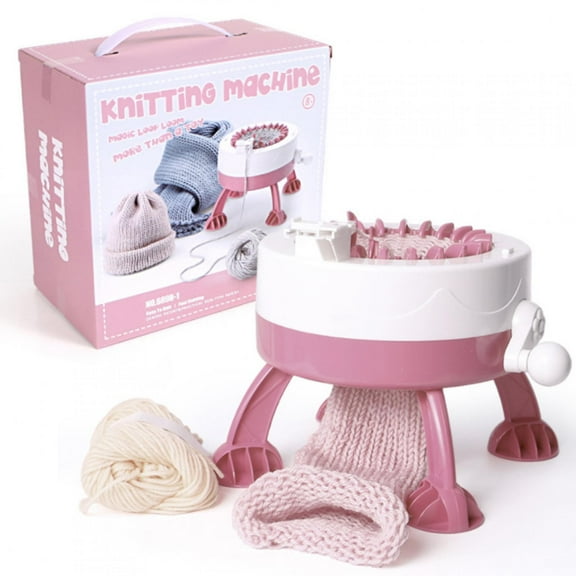 VIFERR Knitting Machine, 22 Needles Smart Weaving Loom Knitting Board Rotating Double Knitting Loom Machine, DIY Hand Artifact Wool Machine for Adults and Kids