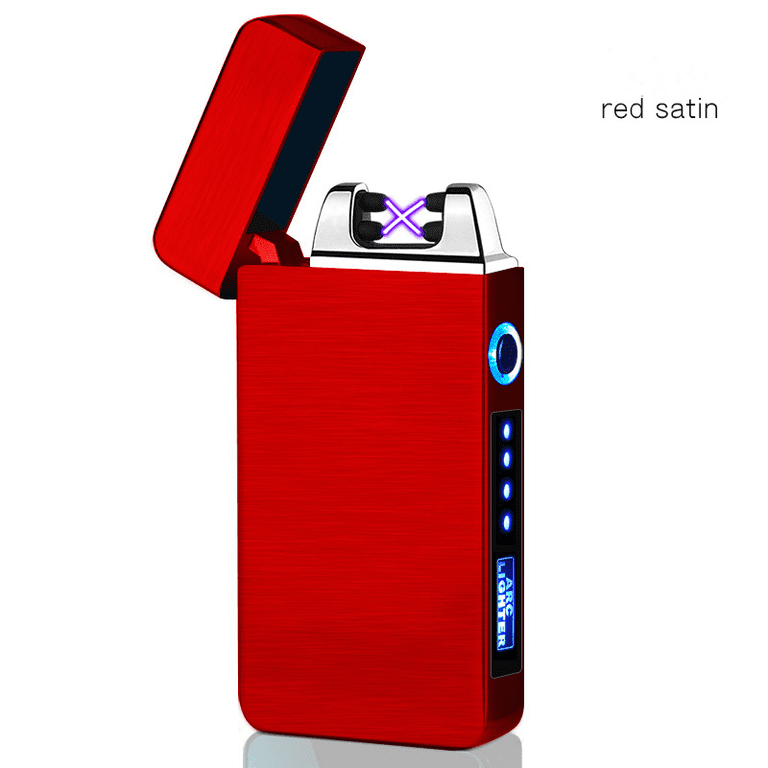 TekDeals Dual Arc Electric USB Lighter Rechargeable Plasma Windproof  Flameless Cigarette