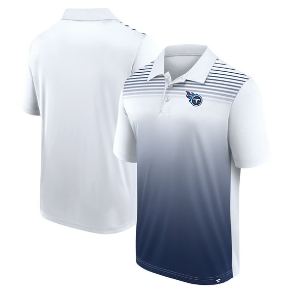 Men's Logo Athletic White Tennessee Titans Sandlot Game Polo