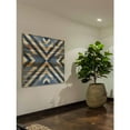 thumbnail image 6 of Marmont Hill Converging Blues Pinewood Wall Art, 6 of 7