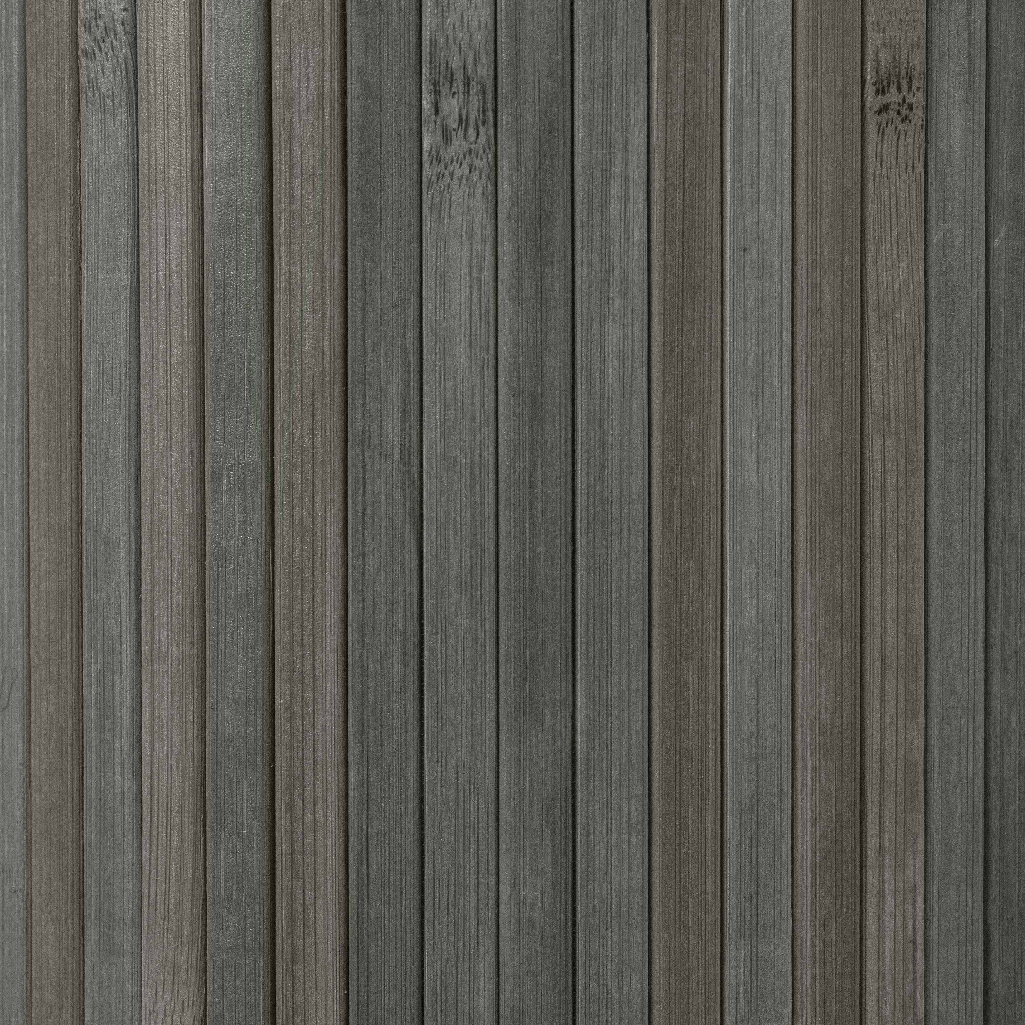 2 Ft. Grey Bamboo Wave Room Divider with Portable Screen Design