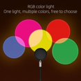 thumbnail image 4 of Bordslampa "Sunset" med 16 RGB färger fjärrkontroll Svart, 4 of 5