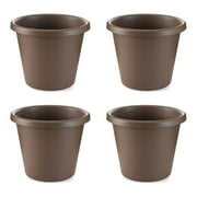 The HC Companies 14 Inch Indoor and Outdoor Classic Flower Pot (4 Pack)