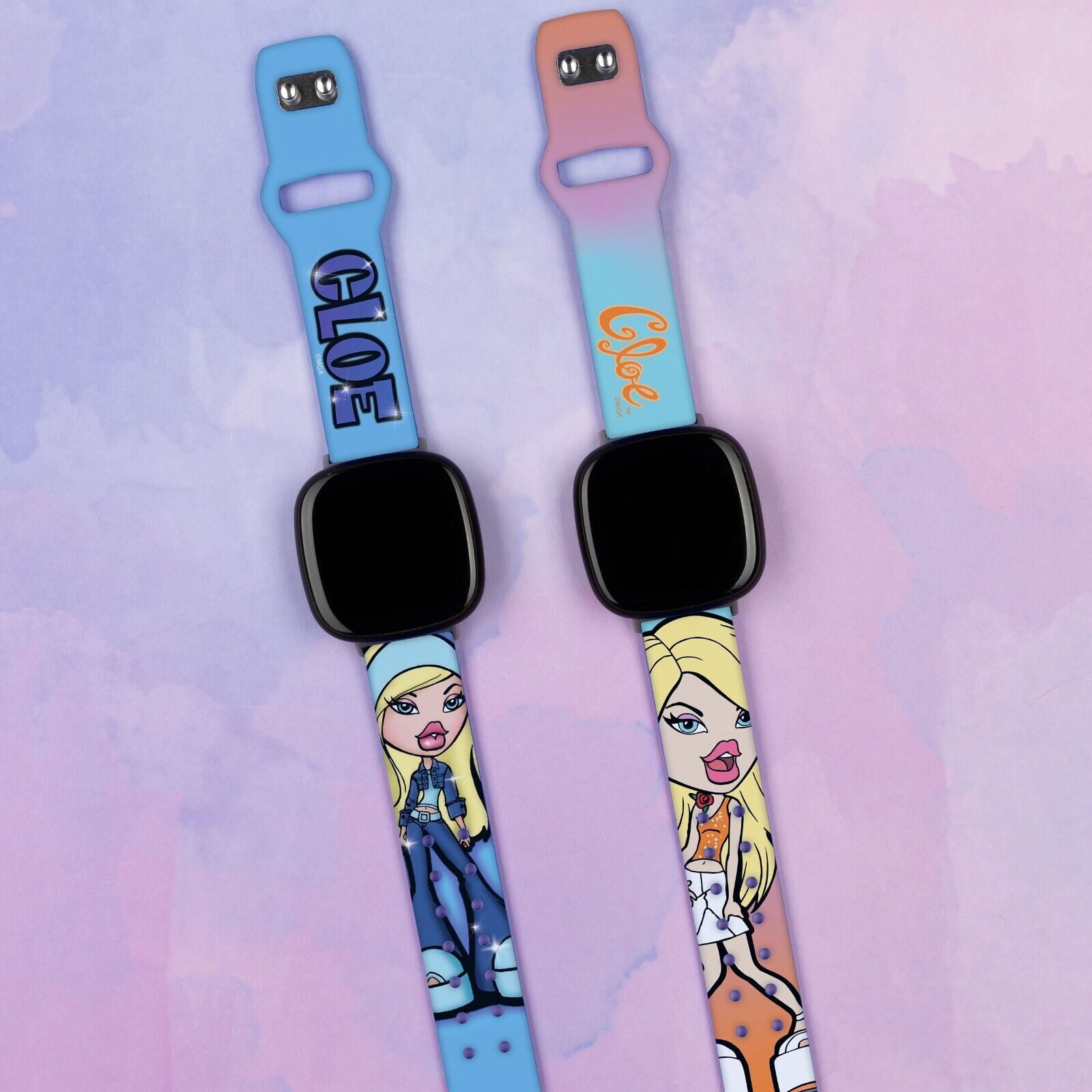 Bratz Passion For Fashion HD Watch Band Compatible with FitBit Versa 3 & Sense (20mm Long Cloe 2002) by Affinity Bands