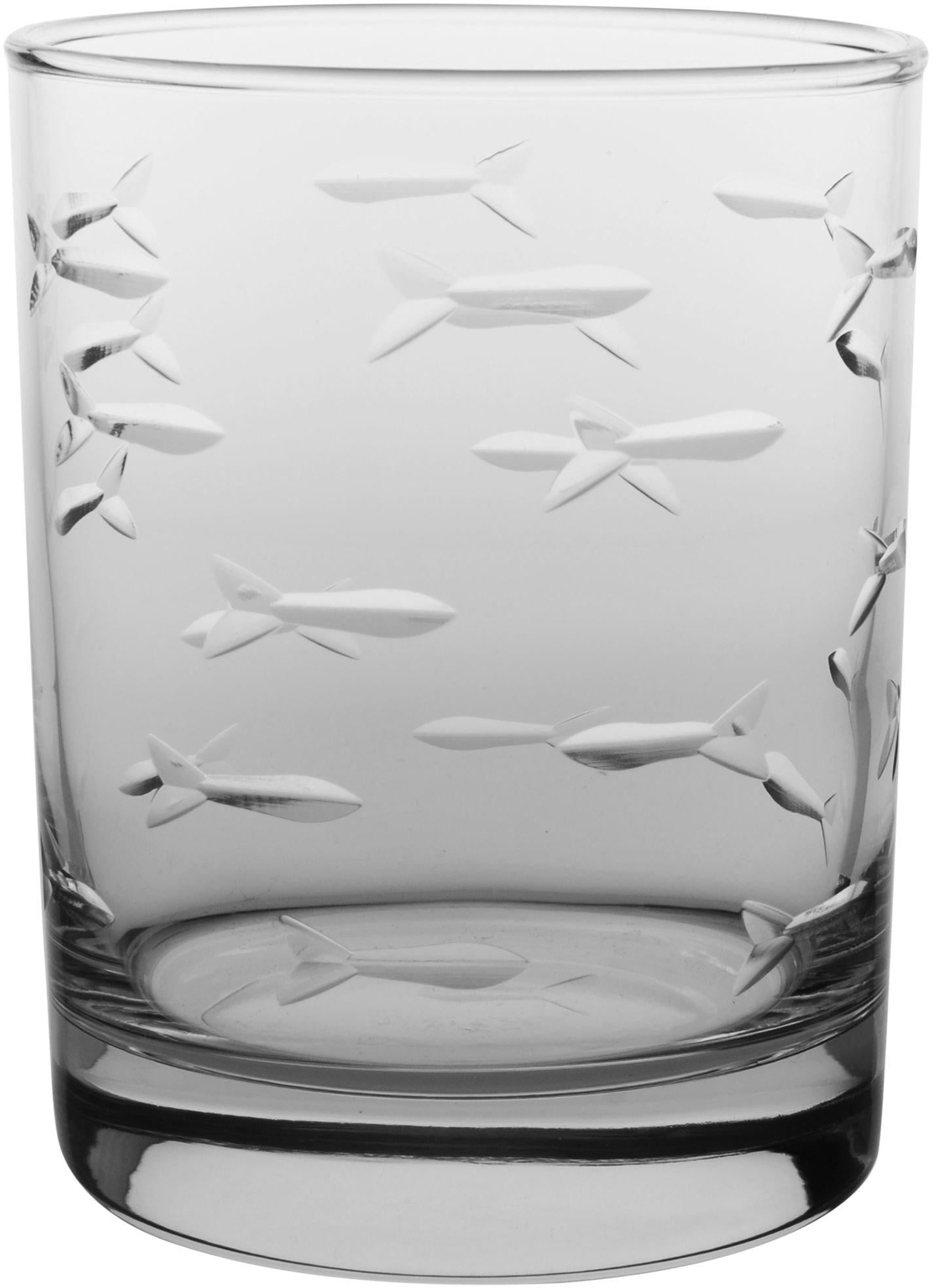 Palm Tree Cooler Glass One Size Rolf Glass 15 oz 