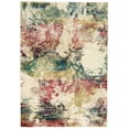 thumbnail image 2 of Nourison Fusion Abstract Cream/Multi 5'3" x 7'3" Area Rug, (5x7), 2 of 9