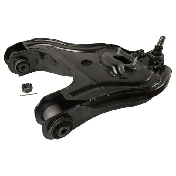 Moog Chassis Control Arm CK621264 OE Replacement; U Channel; Greaseable; Black; With Ball Joint; Single