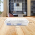 thumbnail image 4 of BAZIC Plastic Pencil Case 8" Storage Box, Clear Color, Translucent Organizer, 4-Pack, 4 of 7