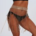 thumbnail image 4 of Crystal Body Chain Tassel Waist Chains Summer Bikini Beach Party Skirt Body Jewelry Accessories for Women gold, 4 of 5