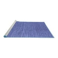 thumbnail image 2 of Ahgly Company Machine Washable Indoor Rectangle Abstract Blue Modern Area Rugs, 5' x 7', 2 of 4