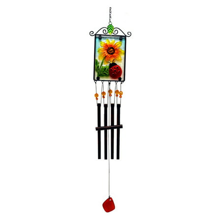 Great World 32 in. Lady Bug Wind Chime