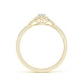 thumbnail image 2 of ANGARA Natural 0.12 Ct. Diamond Classic Engagement Ring in 14K Yellow Gold for Women (Ring Size: 3.5), 2 of 9