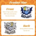 thumbnail image 5 of J.CARP Halloween Iron On/Sew On Embroidered Applique Patches - Boo, Pumpkin, Bat, Ghost, Witch Designs for Fall Decoration, DIY Crafts, Clothing, Jacket, Backpack Accessories 32 Pcs, 5 of 6