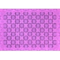 thumbnail image 1 of Ahgly Company Indoor Rectangle Abstract Purple Modern Area Rugs, 4' x 6', 1 of 4