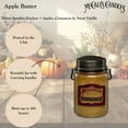 thumbnail image 2 of McCall’s Candles | Apple Butter | 26 oz Scented Candle | USA-Poured | Vintage Rustic Jar | Sweet & Tart Spiced Apple Fragrance, 2 of 4