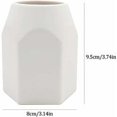 thumbnail image 2 of Portalápices De Silicona De 2 Piezas, Portalápices De Silicona, Portalápices Geométrico - Blanco, 2 of 3