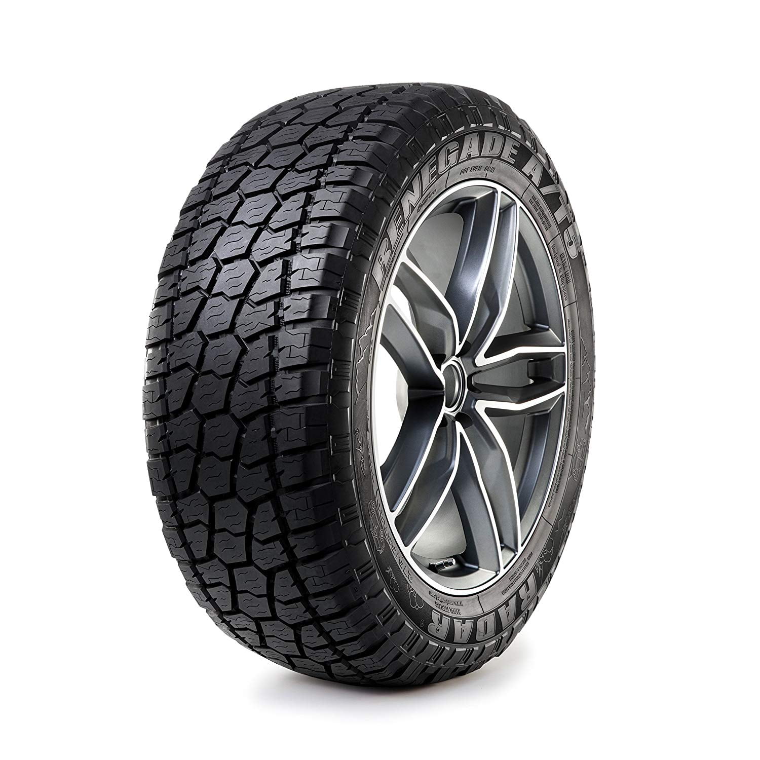 Radar Renegade AT5 All-Terrain Tire - 35X12.50R18 123S - Walmart.com