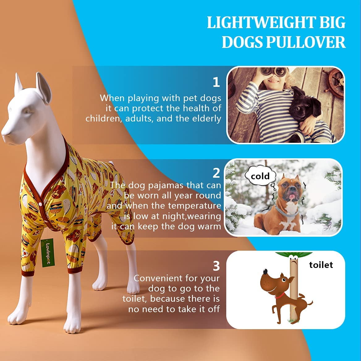 13268円 宅配 LovinPet Dog Pajamas Medium Sized Post Operative Jumpsuit for Dogs App